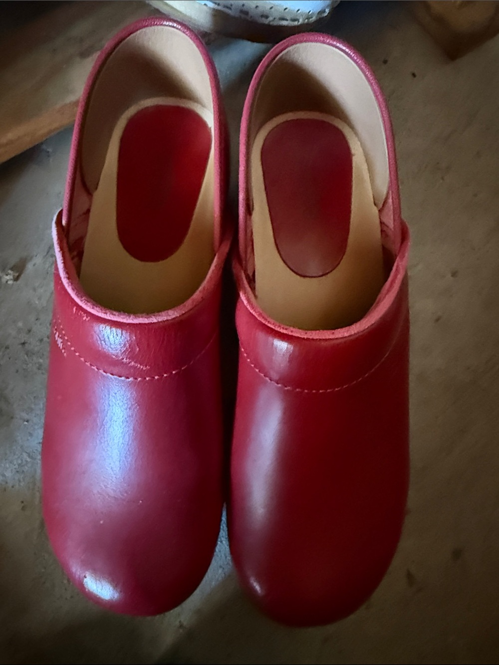 Sanita Red  clog